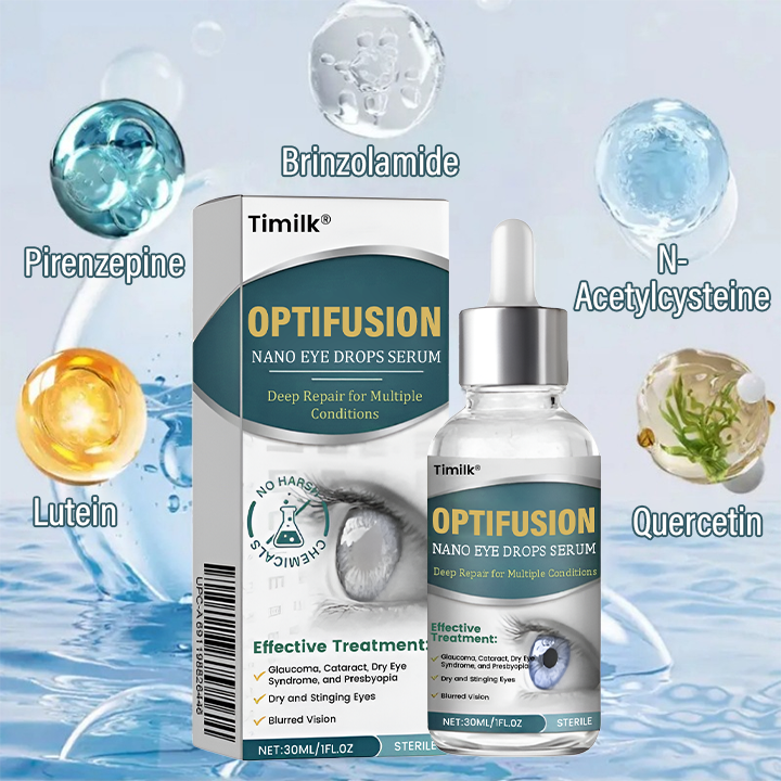 Timilk® OptiFusion Nano Eye Drops Serum —Nano Technology Restores Clear Vision,  No Glasses, No Surgery