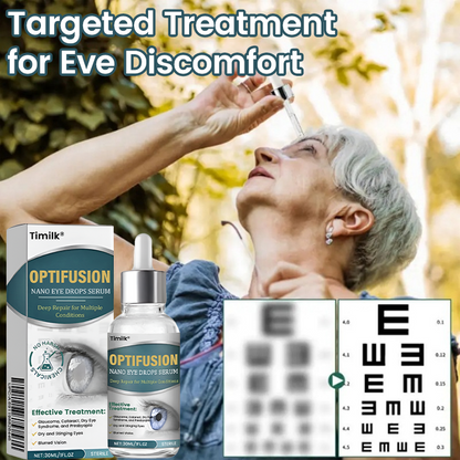 Timilk® OptiFusion Nano Eye Drops Serum —Nano Technology Restores Clear Vision,  No Glasses, No Surgery