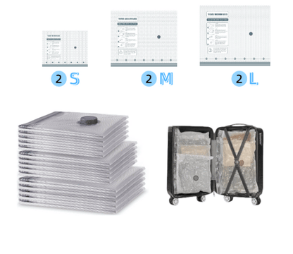 ✨LAST DAY ALERT 49% OFF🔥 X7 Cordless Travel Vacuum Bag Set