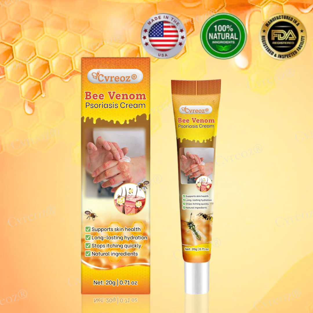Cvreoz® Bee Venom Psoriasis Cream ✨See Visible Improvement in Just 7 Days✨