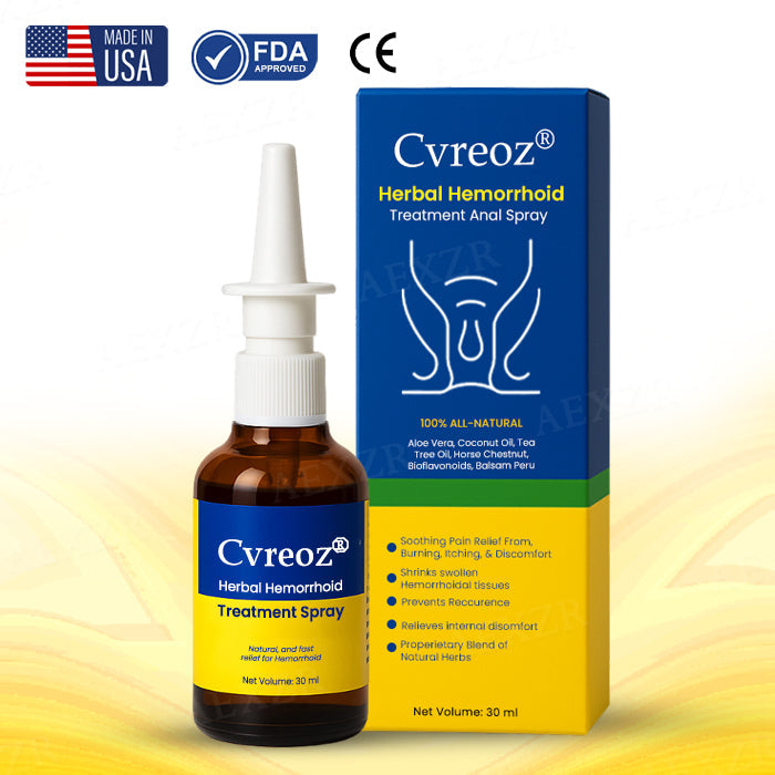 Cvreoz® Herbal Hemorrhoid Treatment Anal Spray🌟 Instant Soothing Relief🌟