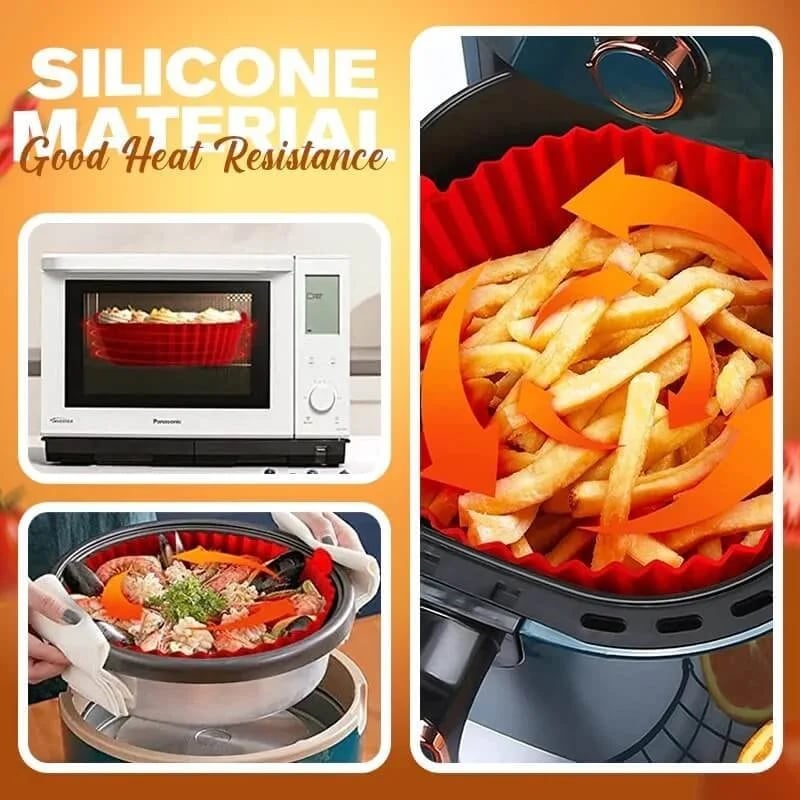 🎁Air Fryer Silicone Baking Tray🍟