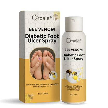 Croaie® Bee Venom Diabetic Foot Ulcer Spray ✅ 𝐕𝐢𝐬𝐢𝐛𝐥𝐞 𝐢𝐦𝐩𝐫𝐨𝐯𝐞𝐦𝐞𝐧𝐭 𝐢𝐧 𝟐-𝟑 𝐰𝐞𝐞𝐤𝐬✅