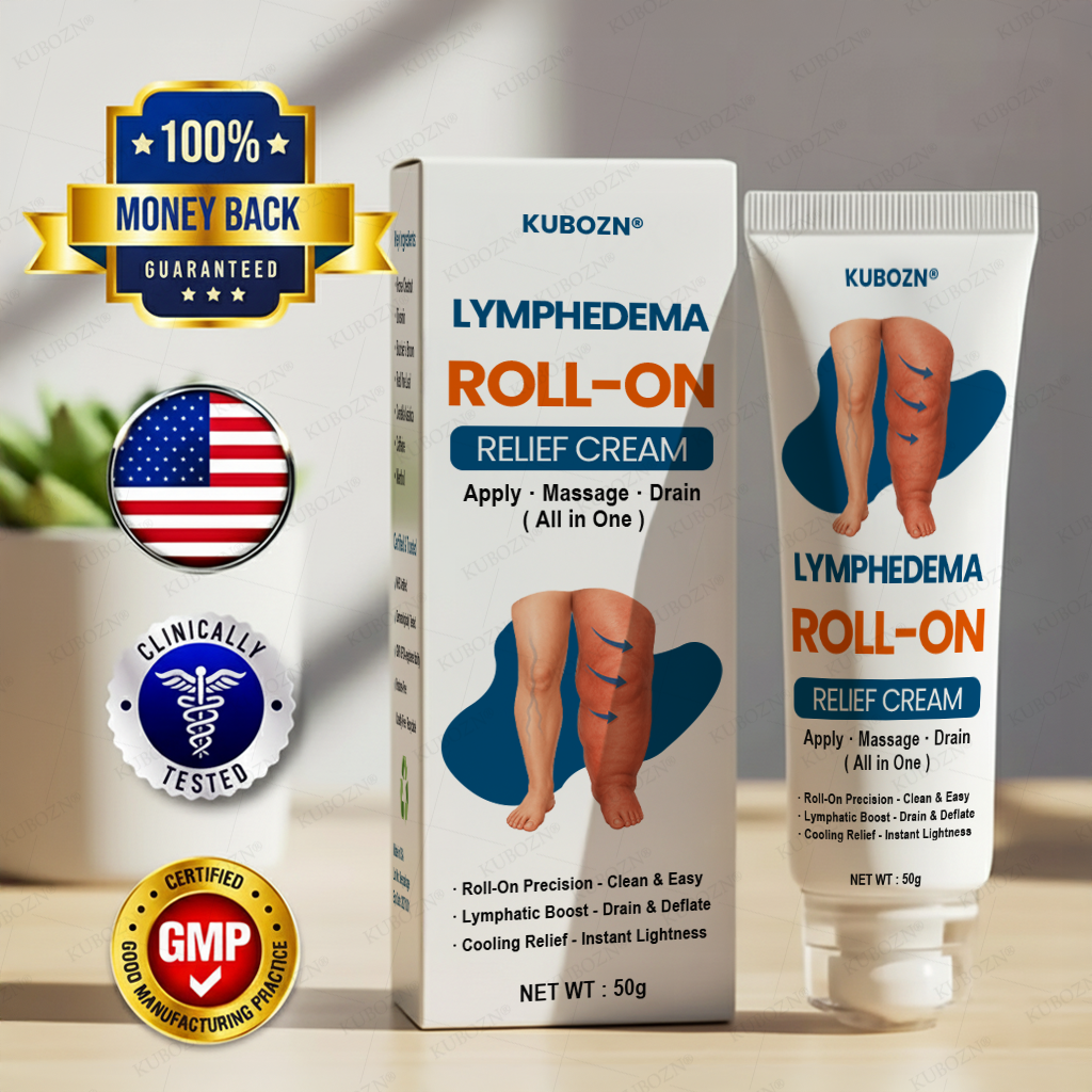 KUBOZN® Roll-On Cream for Lymphatic Drainage & Swelling Relief