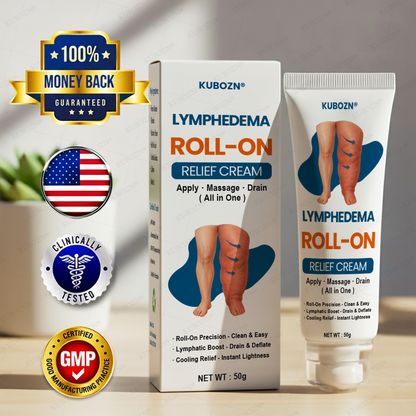 KUBOZN® Roll-On Cream for Lymphatic Drainage & Swelling Relief