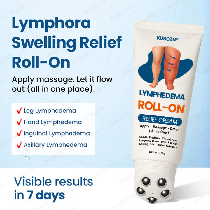 KUBOZN® Roll-On Cream for Lymphatic Drainage & Swelling Relief