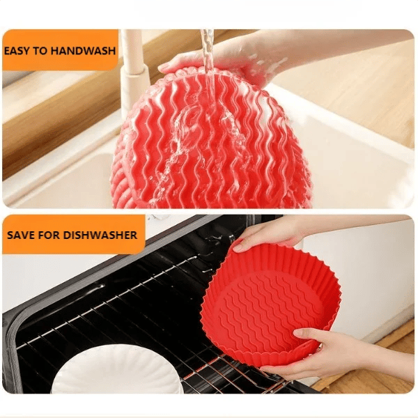 🎁Air Fryer Silicone Baking Tray🍟