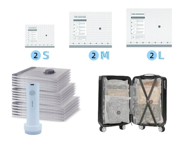 ✨LAST DAY ALERT 49% OFF🔥 X7 Cordless Travel Vacuum Bag Set